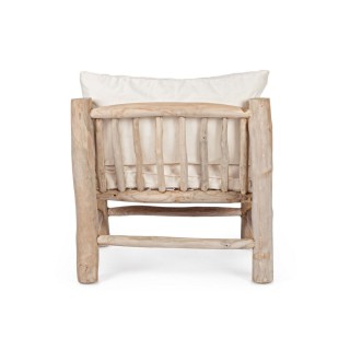 Fauteuil en teck naturel - Hellin