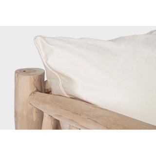 Fauteuil en teck naturel - Hellin