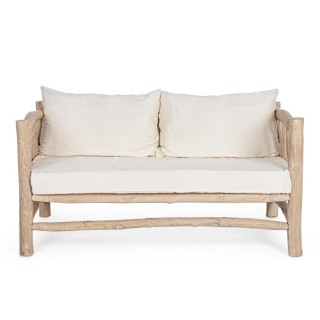 Canapé en teck naturel - Hellin