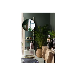 Meuble TV en manguier 4 portes et pieds métal noir L140 MANAUS - HELLIN