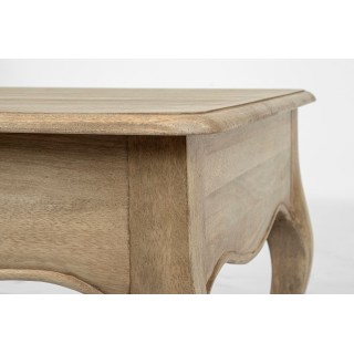 Table basse rectangulaire en bois de manguier 1 tiroir L110 GRACE - HELLIN