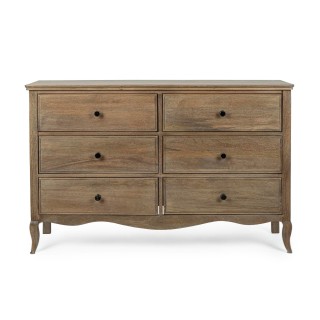 Double commode à 6 tiroirs