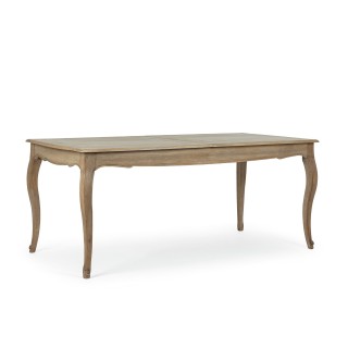 Table à manger rectangulaire extensible en manguier L180/225 GRACE - HELLIN