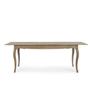 Table à manger rectangulaire extensible en manguier L180/225 GRACE - HELLIN