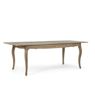 Table à manger rectangulaire extensible en manguier L180/225 GRACE - HELLIN