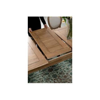 Table à manger rectangulaire extensible en manguier L180/225 GRACE - HELLIN