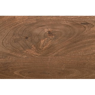 Table de salle à manger en manguier et pied laqué laiton L150 SHEILA - HELLIN