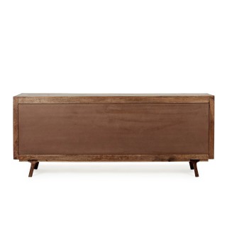 Buffet en bois de manguier vintage 2 portes et 5 tiroirs L200 SHEILA - HELLIN