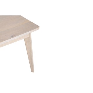 Table de salle à manger rectangulaire vintage en bois blanchi L173 SHANNA - HELLIN
