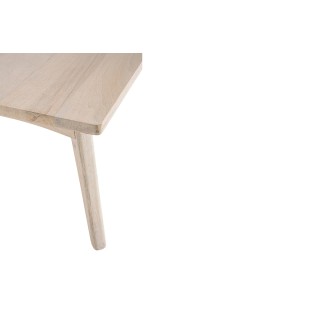 Table de basse rectangulaire en bois blanchi L115 SHANNA - HELLIN
