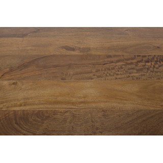 Table de salle à manger ronde vintage en manguier D120 BLANY - HELLIN