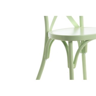 Chaise de jardin style bistrot : Aluminium / lot de deux | Hellin