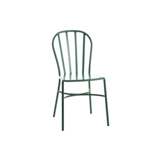 Chaise de jardin empilable : Aluminium / lot de deux | Hellin