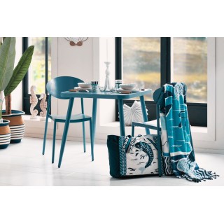 Chaise de jardin empilable : Style Japandi / lot de deux | Hellin