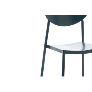 Chaise de jardin empilable : Style Japandi / lot de deux | Hellin