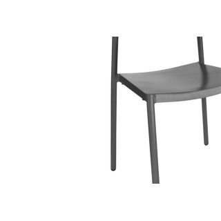 Chaise de jardin empilable : Style Japandi / lot de deux | Hellin