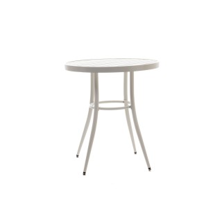 Table de jardin en aluminium : Plateau rond | Hellin