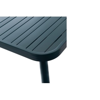 Table d'extérieur en aluminium : Plateau carré | Hellin