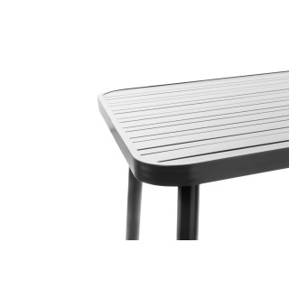 Table d'extérieur en aluminium : Plateau carré | Hellin