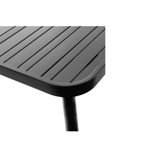 Table d'extérieur en aluminium : Plateau carré | Hellin