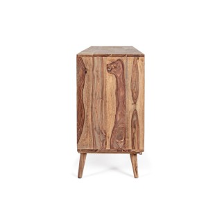 Buffet bas vintage en bois 2 portes et 3 tiroirs L145 LOCKE - HELLIN