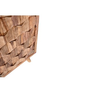 Buffet bas vintage en bois 4 portes L177 LOCKE - HELLIN