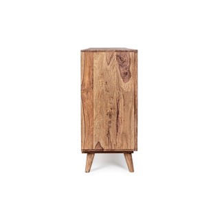 Buffet bas vintage en bois 4 portes L177 LOCKE - HELLIN