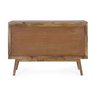 Commode en bois de manguier vintage 6 tiroirs L114 SANTOS - HELLIN