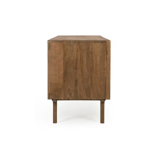 Meuble TV vintage en manguier 2 portes 2 niches L152 SHEILA - HELLIN