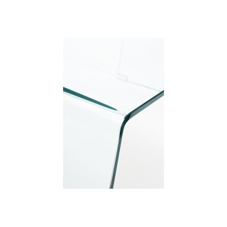 Table basse rectangulaire contemporaine en verre L120 IDORA - HELLIN
