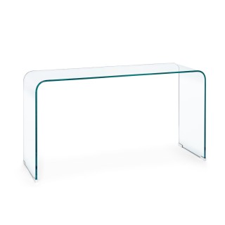 Console d'entrée design contemporain en verre L125 IDORA - HELLIN