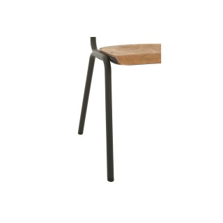 Chaise en bois et métal (lot de 2) CHARLEMAGNE - HELLIN