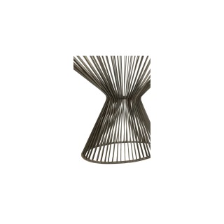 Console en verre et en métal noir L120 - HYPNOTIC Hellin