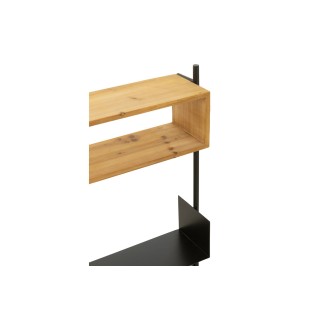 Porte manteau  en  bois et métal - hellin