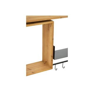 Porte manteau  en  bois et métal - hellin