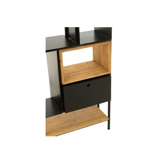 Bibliothéque en bois et métal - Hellin