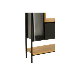 Bibliothéque en bois et métal - Hellin