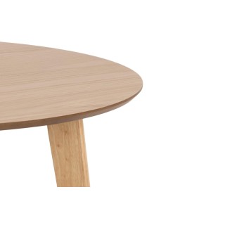 Table ronde en bois : 2 coloris / 4 convives | Hellin