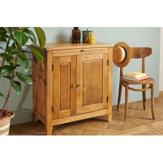 Buffet 2 portes - 2 tiroirs en chêne massif  - HELLIN