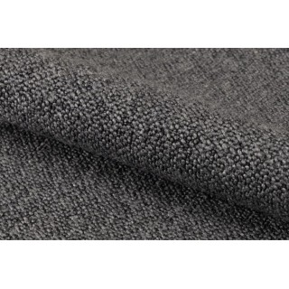 Chaises tissu bouclette gris anthracite et bois chêne (lot de 2) MATILDA - HELLIN