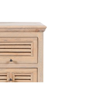 Commode en bois 5 tiroirs - HELLIN