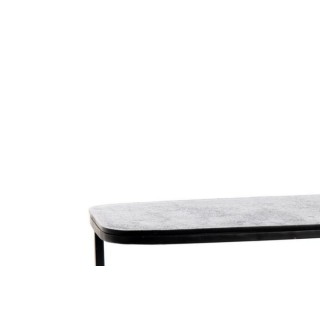 Console avec tablette inférieure en fonte noir BREST - HELLIN