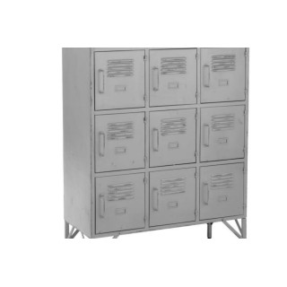 Armoire industriel 9 casiers en métal ERNEST - HELLIN