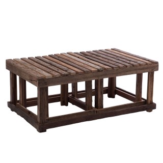 Table basse gigogne en bois recyclé L100 (set de 3) IRATY - HELLIN