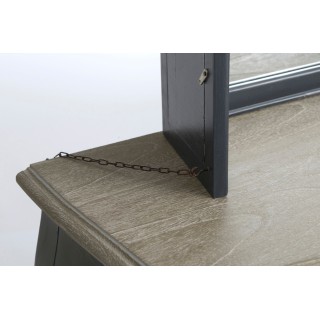 Coiffeuse baroque avec 3 miroirs et un grand tiroir CELESTINE - HELLIN