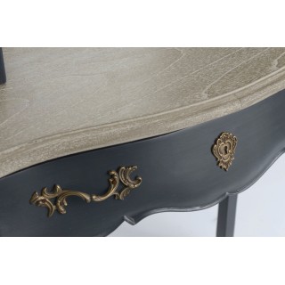 Coiffeuse baroque avec 3 miroirs et un grand tiroir CELESTINE - HELLIN