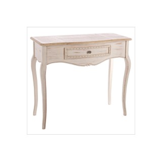 Console coiffeuse en bois avec miroir et rangements GARANCE - HELLIN