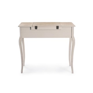 Console coiffeuse en bois avec miroir et rangements GARANCE - HELLIN