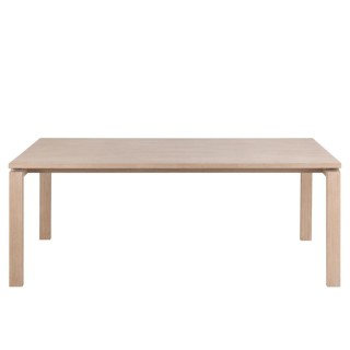 Table rectangulaire extensible en chêne blanchi L200/300 - HELLIN