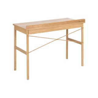 Bureau scandinave en bois avec tiroir L110 - HELLIN